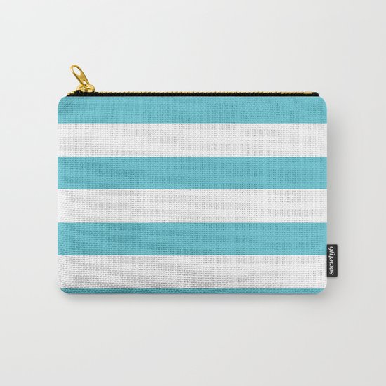 Simply Stripes in Seaside Blue Carry-All Pouch