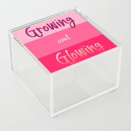 Growing and Glowing Acrylic Box