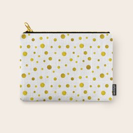 Goldish Dots Carry-All Pouch