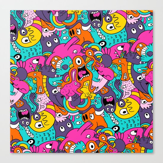 Jumble Bunny Canvas Print