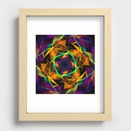 Psychedelic trance Recessed Framed Print
