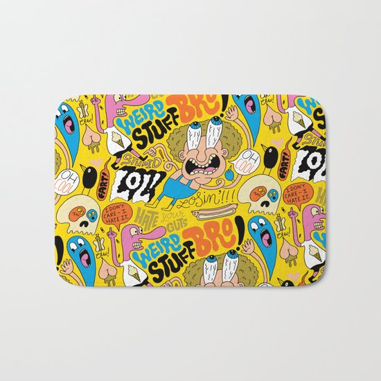 Weird Stuff Bro Bath Mat