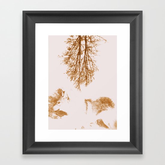 Hungry Like The Wolf Framed Art Print