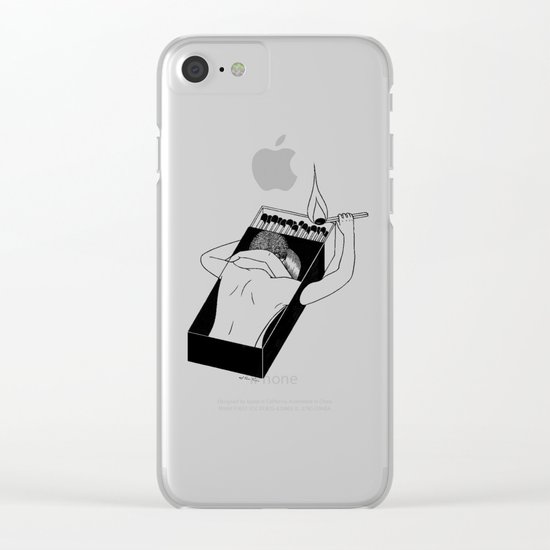 We Gonna Let It Burn Clear iPhone Case