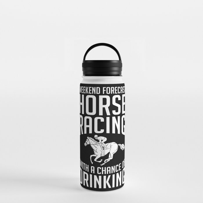 Horse Racing Race Track Number Derby Water Bottle