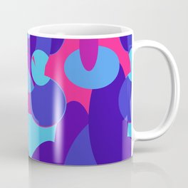 Purplish Composition of Circles Coffee Mug