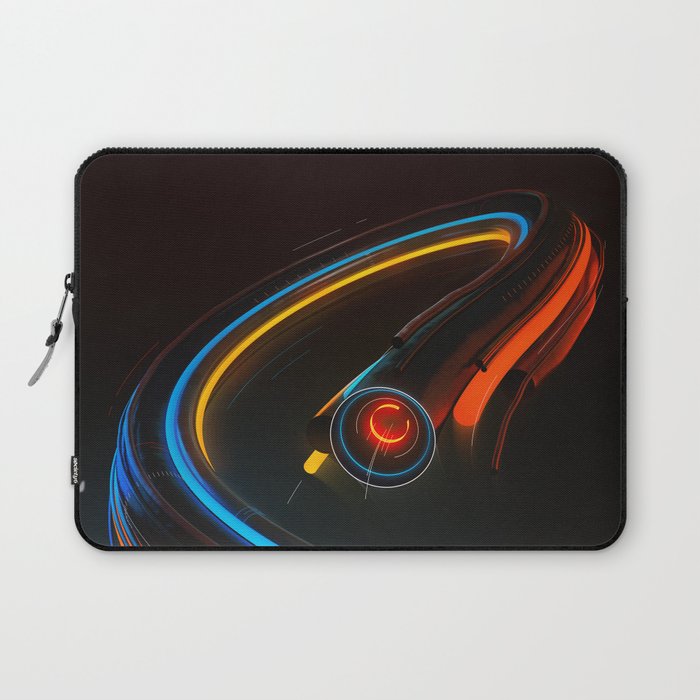 Abstract composition of Wires Laptop Sleeve