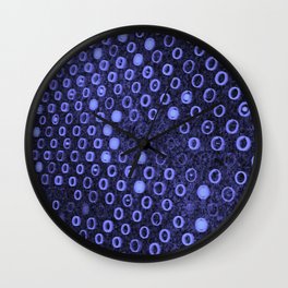 Electronic background with lots of flashing Wall Clock