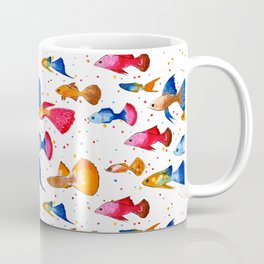 Guppy fish WHITE Coffee Mug