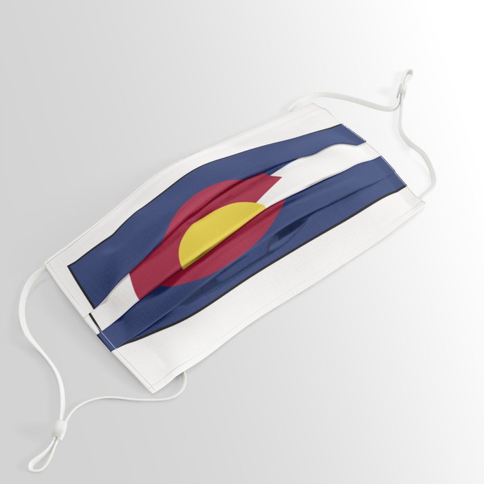 Colorado State Flag Face Mask