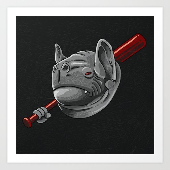 Bats Art Print