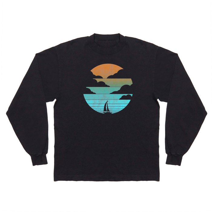 Go West (sail away in my boat) Long Sleeve T Shirt