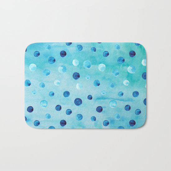 Polka Dot Pattern 03 Bath Mat