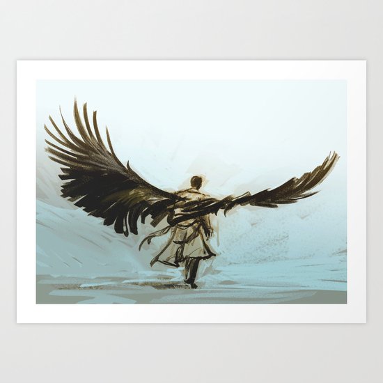 A Lonely Road Art Print