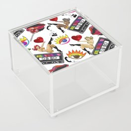 happy pin-ups kitschs Acrylic Box