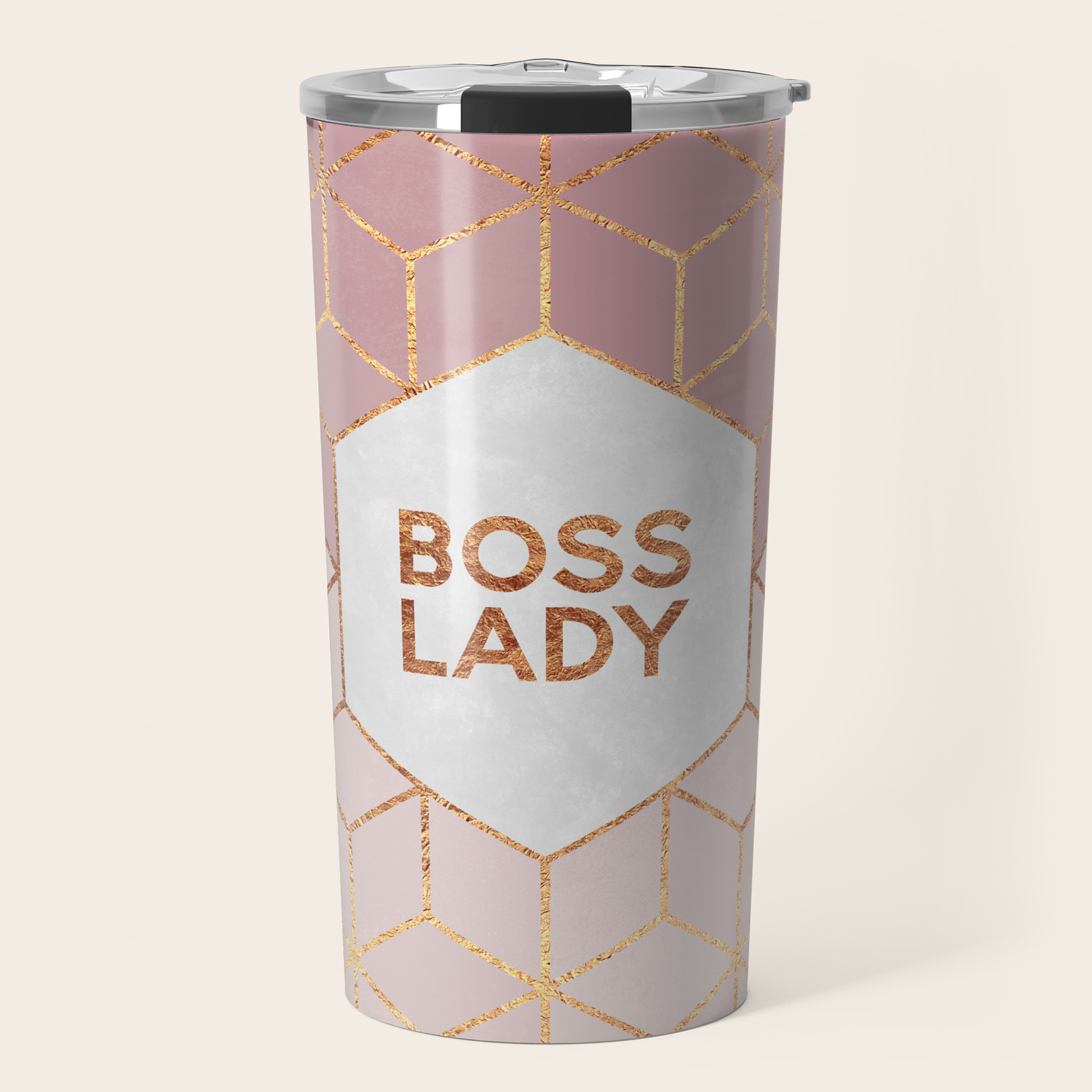 boss lady travel mug