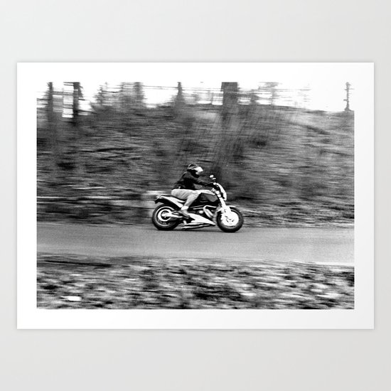 A Dangerous Road Ahead Art Print