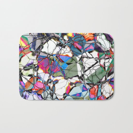 Abstract Geometric Web Bath Mat