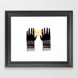 Nimble Fingers Framed Art Print