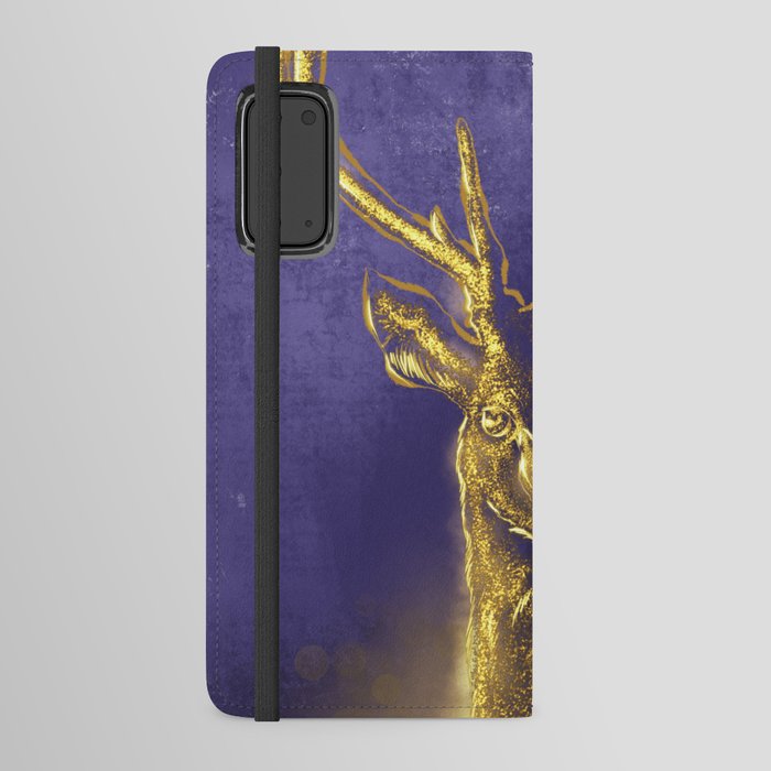 Glowing stag Android Wallet Case
