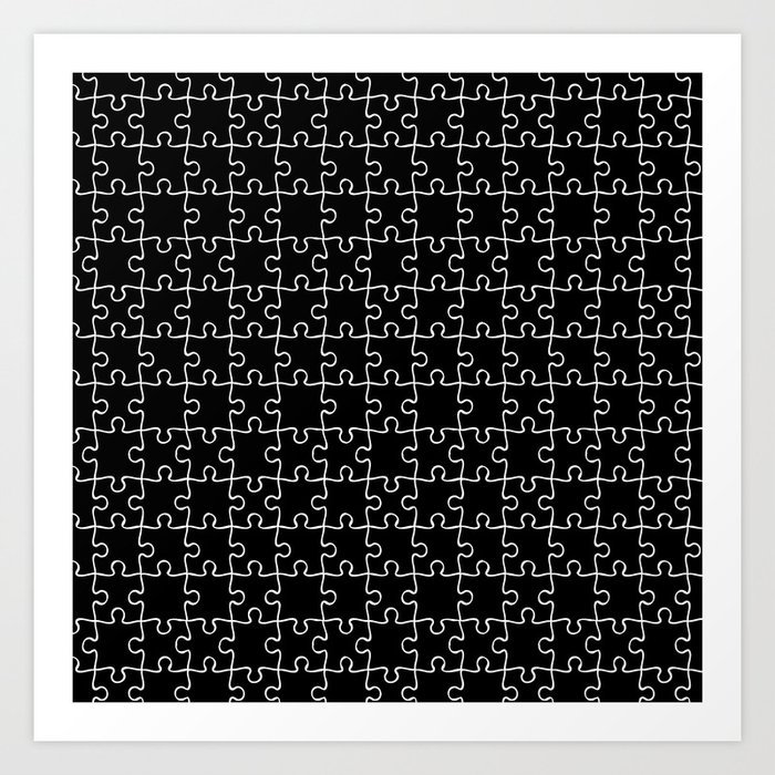Jigsaw puzzle Art Print
