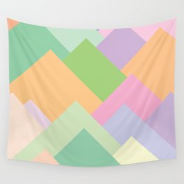 Happy Mountains Wall Tapestry