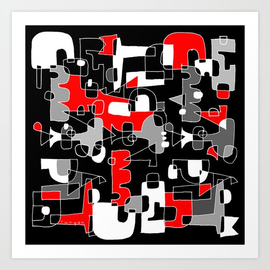UNSOLVED PUZZLE Art Print