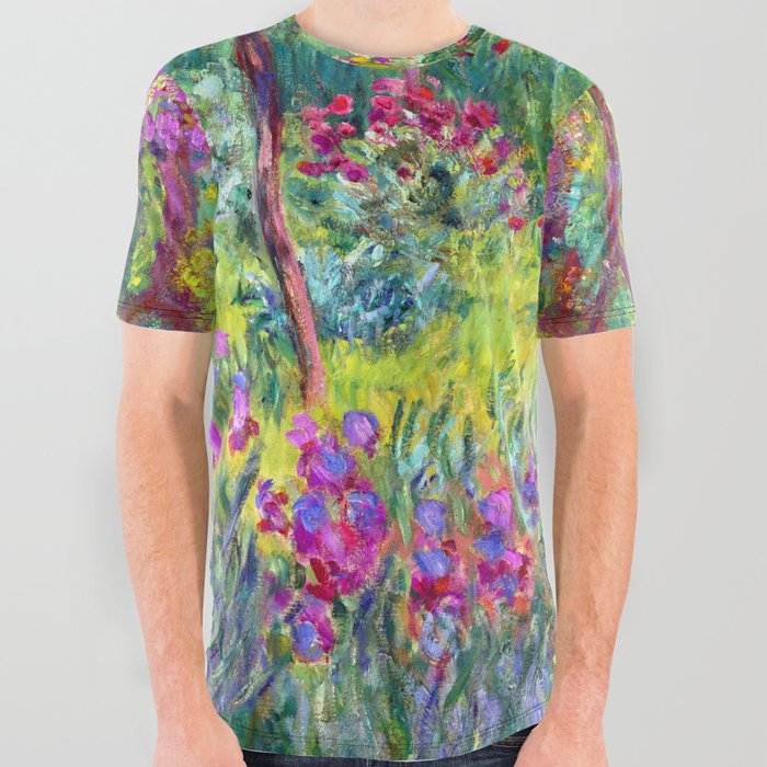 Claude Monet Garden in Giverny All Over Graphic Tee