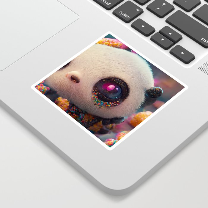 Candy Panda with huge eyes Sticker