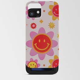 Smiling Flower Faces  iPhone Card Case