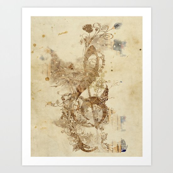 the golden key Art Print