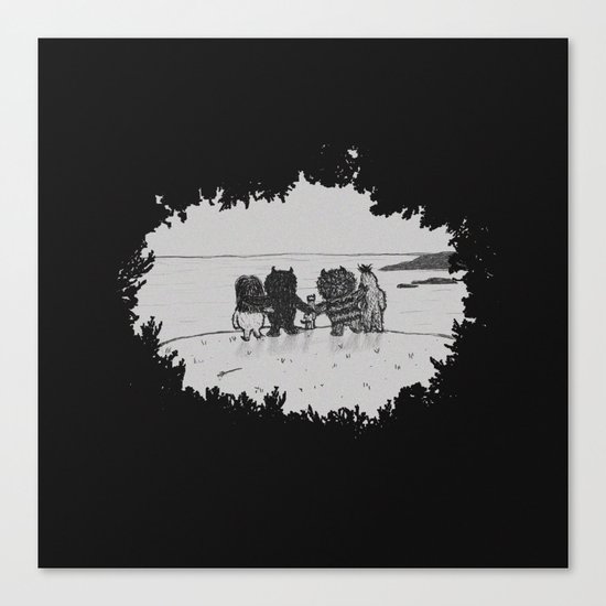 Surrounded By Your Friends Canvas Print