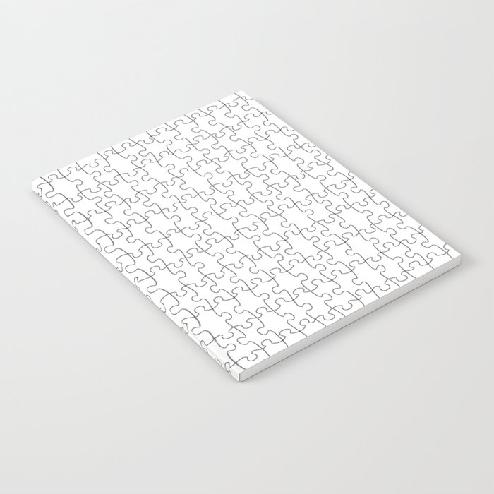 JIGSAW PUZZLE PATTERN BACKGROUND. Notebook