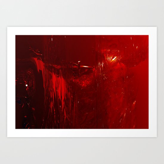 the man with shining eyes feeding his goat Art Print