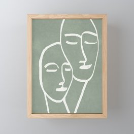 Abstract Masks Framed Mini Art Print