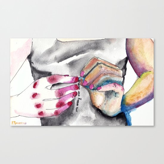It's hardly ever worth it Canvas Print
