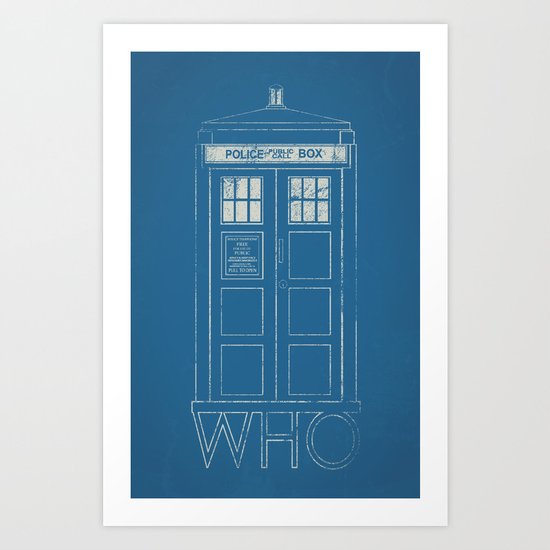 Doctor WHO Art Print