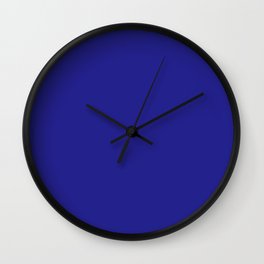 Deep Night Blue Wall Clock