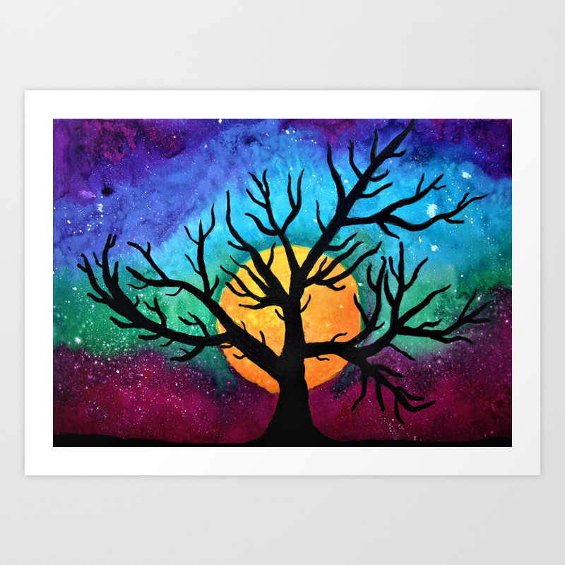 Spooky Tree Art Print By Taylorsimone Society6