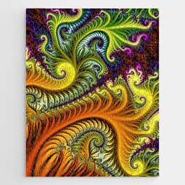 Psychedelic Fractal Art Jigsaw Puzzle