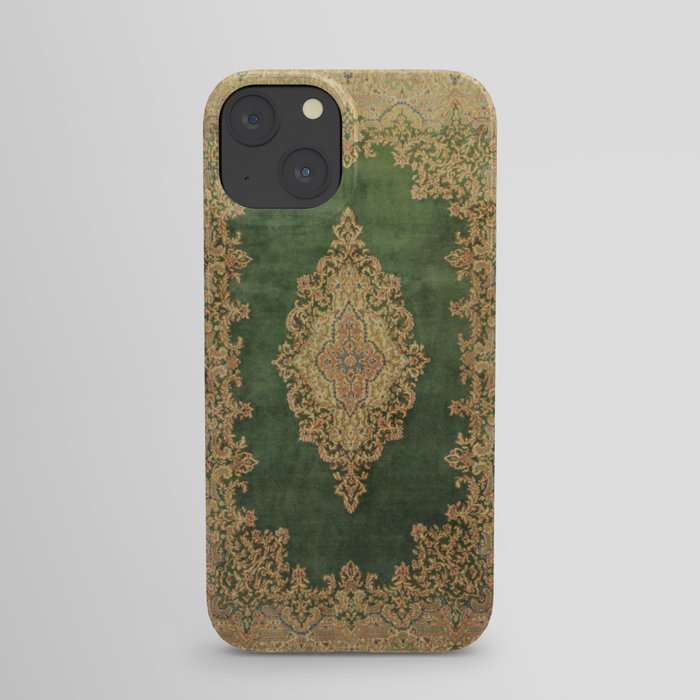 Vintage Persian Kerman Rug iPhone Case