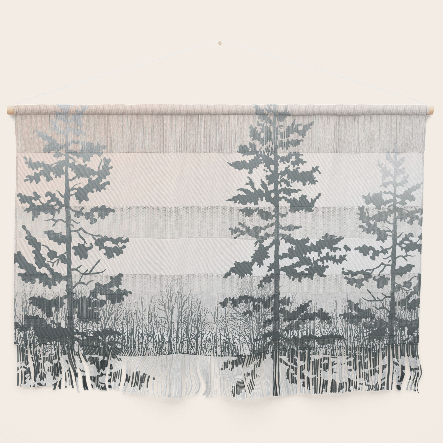 Winter Scene Wall Hanging By Emikundesigns Society6