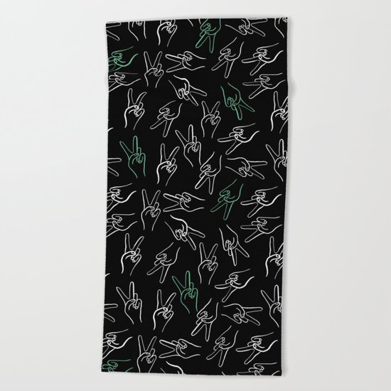 Peace Out Beach Towel