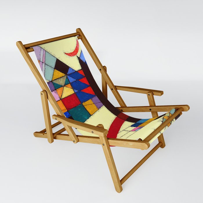 Wassily Kandinsky Small Yellow Sling Chair by Jon Baran Society6