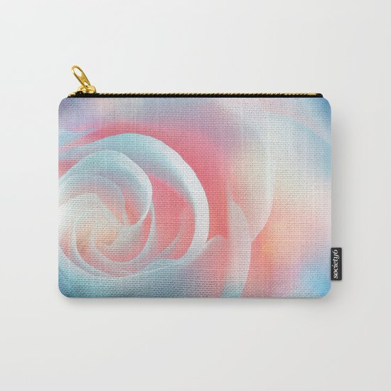 Rose flower and bokeh- Roses Carry-All Pouch