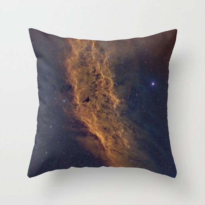 California Nebula Throw Pillow