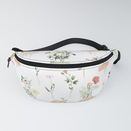 Pretty Wildflowers Floral Pattern Fanny Pack