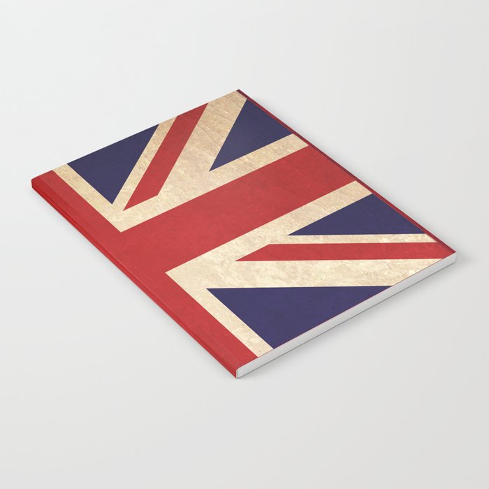 Union Jack Great Britain Flag Notebook