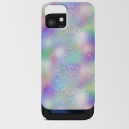 Pretty Holographic Glitter Rainbow iPhone Card Case
