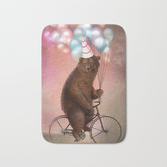 Birthday Bear Bath Mat